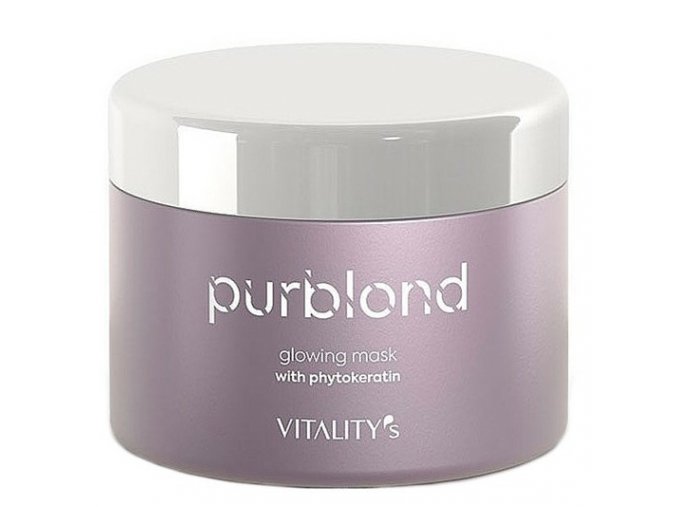 VITALITYS Purblond Glowing Mask 200ml - keratinová maska pro studenou blond vlasů