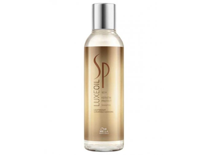 WELLA SP Luxe Oil Keratin Protect Shampoo 200ml - luxusní keratinový šampon na poškozené vlasy