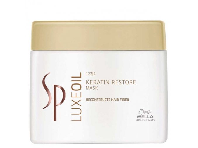 WELLA SP Luxe Oil Keratin Restore Mask 400ml - luxusní maska pro poškozené vlasy