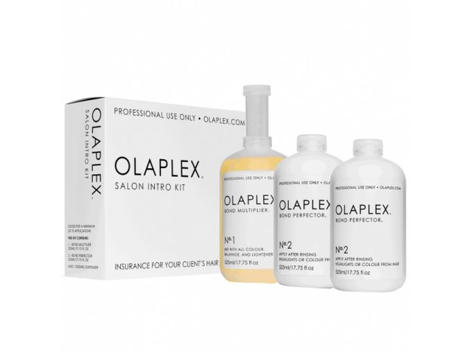 OLAPLEX Salon Kit Intro 3x525ml - Systém pro dokonalé barvení určený pro salonní ošetření