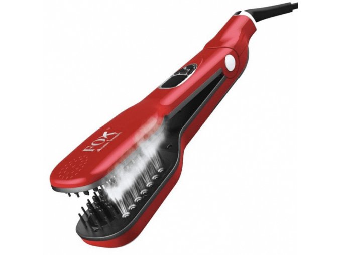 FOX STEAM BRUSH RED - profesionální parní žehlička - červená