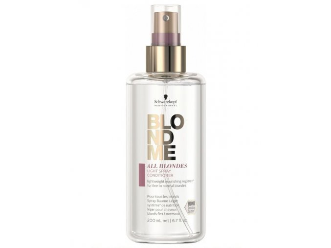 SCHWARZKOPF BlondMe All Blondes Light Spray Conditioner 200ml - sprej pro jemné blond vlasy