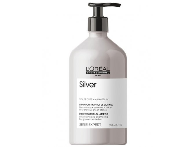 LOREAL Professionnel Expert Magnesium Silver Shampoo 750ml - šampon pro bílé a melírované vlasy