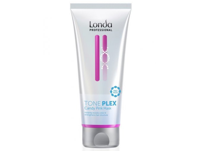 LONDA TonePLEX Candy Pink Mask 200ml - intenzivní maska pro obnovu barvy vlasů - růžová