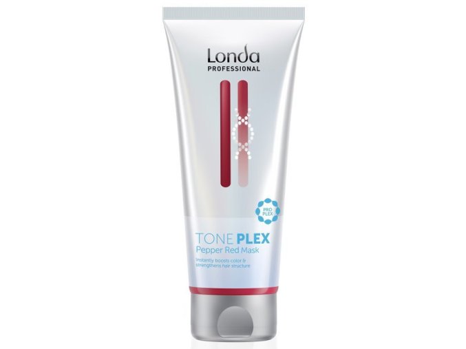 LONDA TonePLEX Pepper Red Mask 200ml - intenzivní maska pro obnovu barvy vlasů - červená