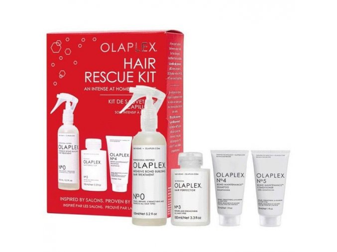 OLAPLEX Rescue Kit  Intenzivní dvoufázové regenerační ošetření poškozených vlasů