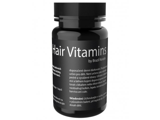 BRAZIL KERATIN Hair Vitamins 30 kapslí - vitamíny pro podporu růstu a houstnutí vlasů