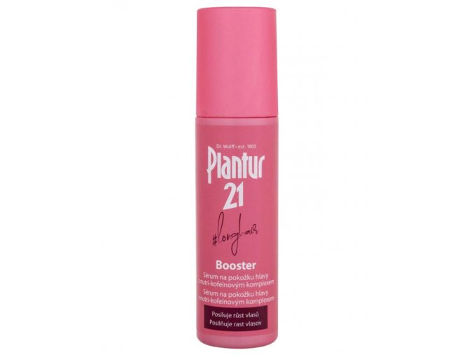 PLANTUR 21 Longhair Booster Nutri-kofeinové sérum pro posílení růstu vlasů 125ml