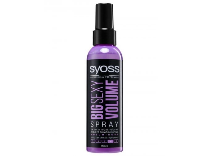 SYOSS Professional Big Sexy Volume Spray 150ml - sprej pro objem vlasů, temoochrana