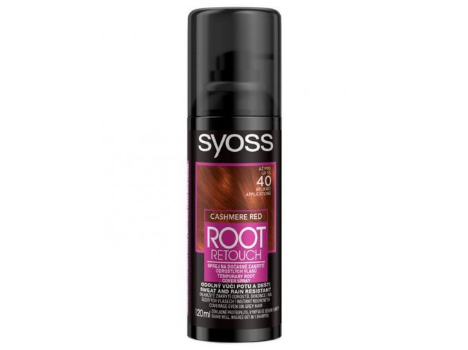 SYOSS Root Retouch CASHMERE RED 120ml - tónovací barva na odrosty ve spreji - červená