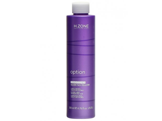 H-ZONE Option Conditioner Silver 200ml - anti yellow kondicionér proti žlutým odleskům