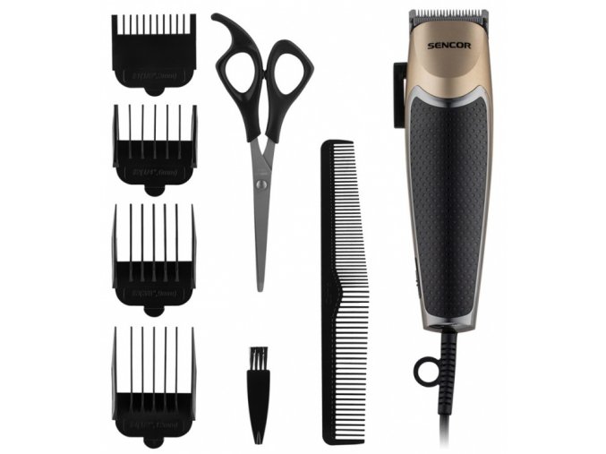 SENCOR SHP 460CH Hair Clipper - šňůrový střihací strojek na vlasy s příslušenstvím