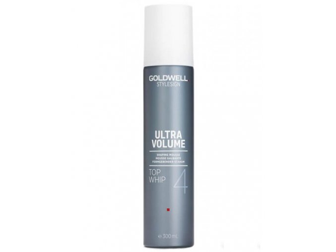 GOLDWELL Ultra Volume Top Whip 300ml - extra silně tužící objemové pěnové tužidlo