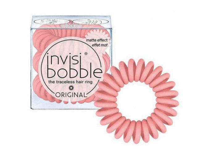 INVISIBOBBLE Original Me,Myselfie And I 3ks - Spirálová gumička do vlasů - matná růžová