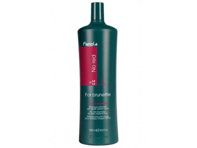 FANOLA No Red For Brunette No Red Shampoo 1000ml - šampon pro brunetky