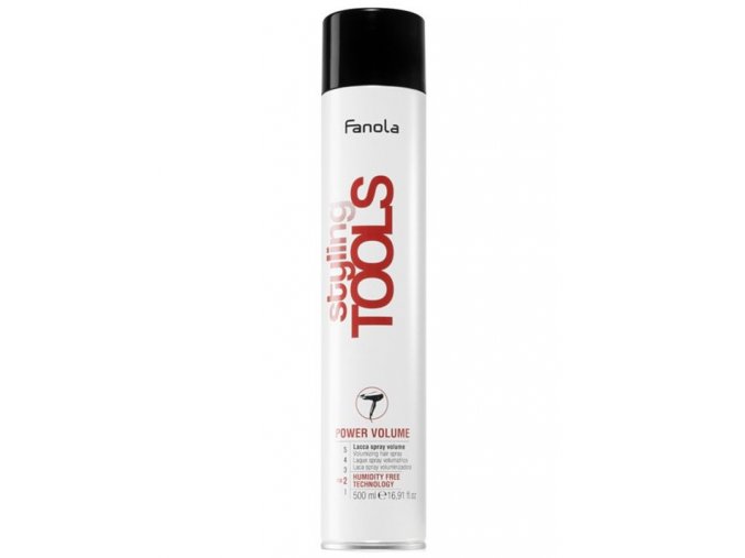 FANOLA Styling Tools Power Volume Volumizing Hairspray 500ml - lak na  objem vlasů