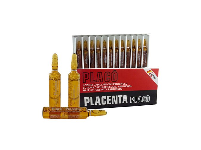PARISIENNE Placó Placenta 12x10ml - placentové ampule pro intenzivní regeneraci