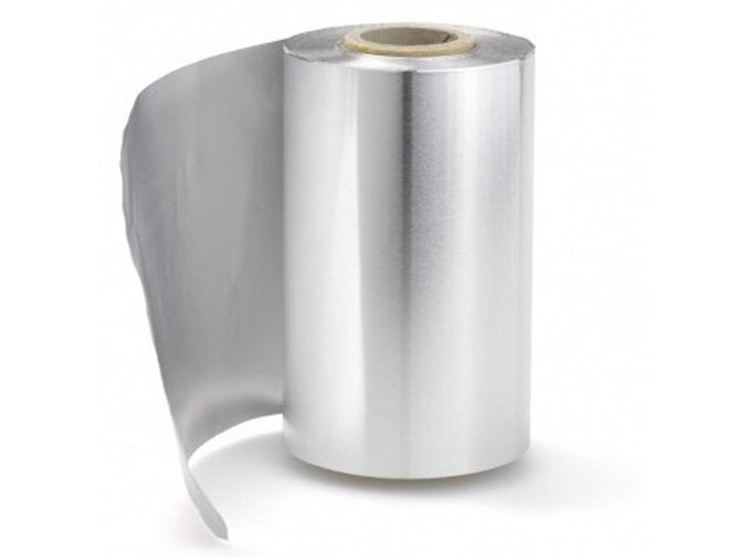 Kadeřnický profi alobal na melír 150m silver střední 14 mikro