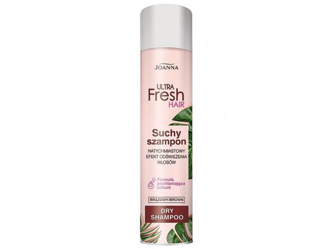 JOANNA Ultra Fresh Hair Dry Shampoo Dark Brown 200ml - suchý šampon pro hnědé vlasy