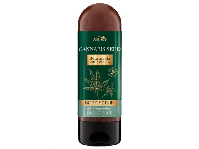 JOANNA Cannabis Seed Body Scrub 200ml - hydratační tělový peeling s výtažkem konopí
