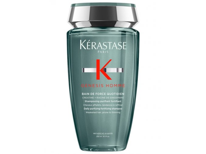 KÉRASTASE Genesis Homme Bain De Force 250ml - čisticí posilující šampon pro oslabené vlasy