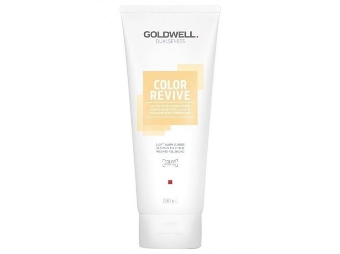 GOLDWELL Dualsenses Color Revive Conditioner 200ml - barevný kondicionér - Light Warm Blonde