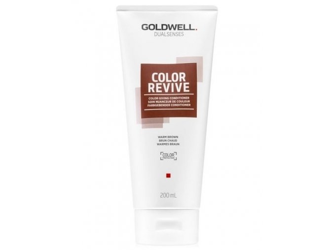 GOLDWELL Dualsenses Color Revive Conditioner 200ml - barevný kondicionér - Warm Brown