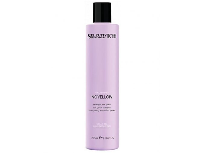 SELECTIVE NoYellow Anti Yellow Shampoo 275ml - šampon pro studené odstíny blond vlasů