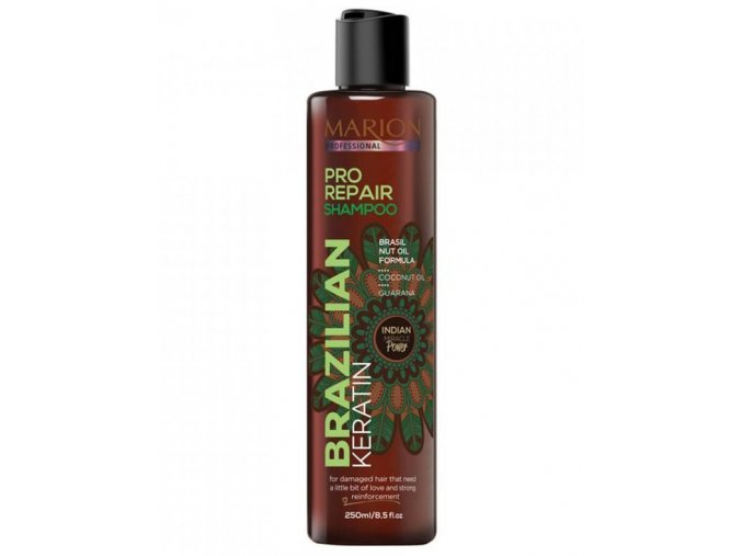 MARION Professional Brazilian Keratin Pro Repair Shampoo 250ml - šampon pro poškozené vlasy