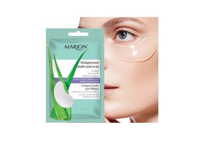 MARION Face Gelové oční pásky s kolagenem a Aloe Vera - 2ks