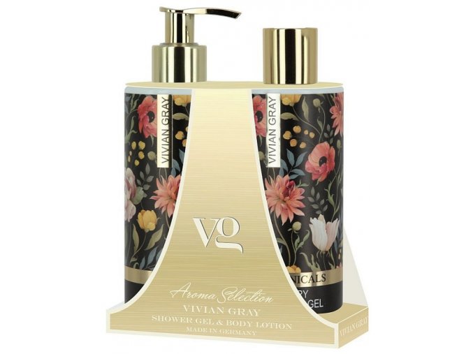 VIVIAN GRAY BOTANICALS Shower Gel + Body Lotion 2x250ml - sprchový gel + tělové mléko