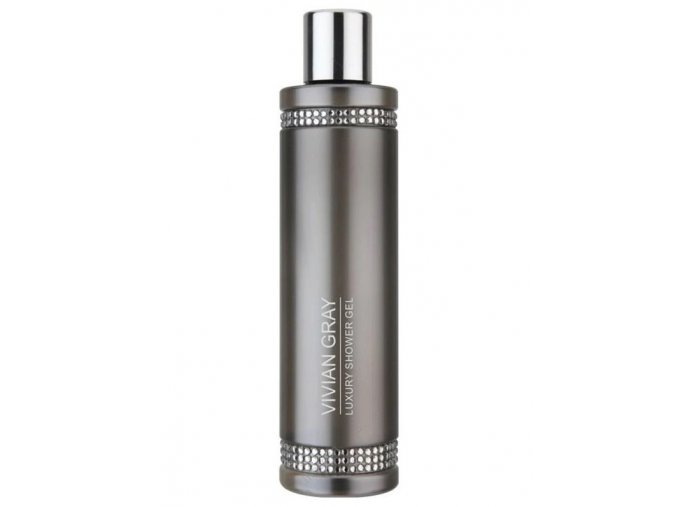 VIVIAN GRAY CRYSTALS GREY Luxury Shower Gel 250ml - luxusní sprchový gel