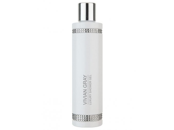 VIVIAN GRAY CRYSTALS WHITE Luxury Shower Gel 250ml - luxusní sprchový gel