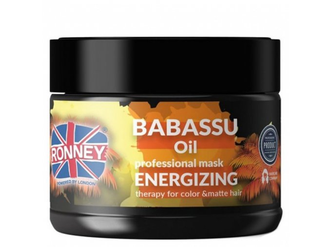 RONNEY Babassu Oil Mask 300ml - maska pro barvené a zářivé vlasy