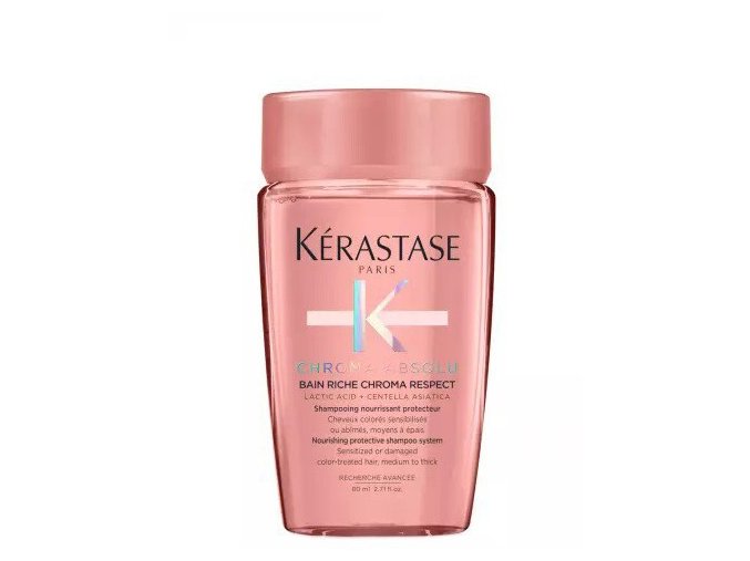 KÉRASTASE Chroma Absolu Bain Riche Chroma Respect 80ml - vyživující šampon pro barvené vlasy