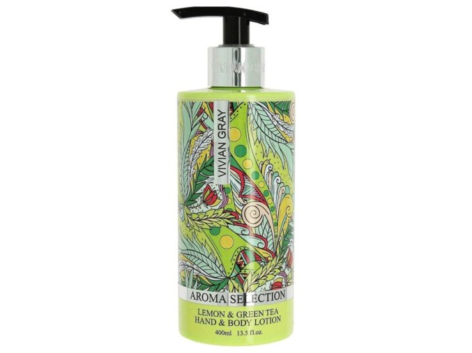 VIVIAN GRAY Aroma Selection Lemon And Green Hand and Body Lotion 400ml - tělové mléko