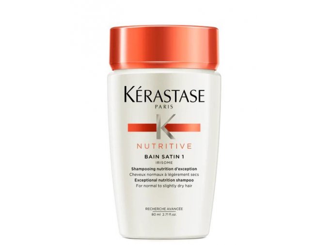 KÉRASTASE Nutritive Bain Satin 1 Irisome 80ml - šampon pro normální až suché vlasy