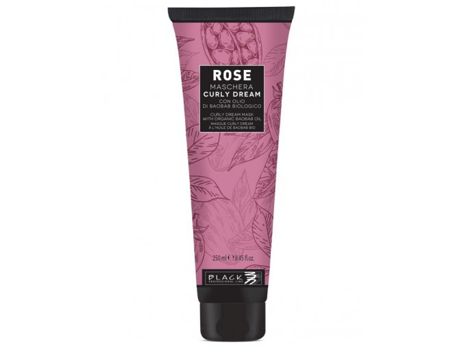 BLACK Rose Maschera Curly Dream 250ml - maska pro vlnité nebo kudrnaté vlasy