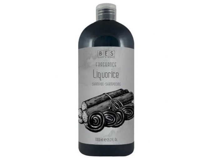 BES Fragrance Liquorice Shampoo 1000ml - vlasový šampon s vůní lékořice