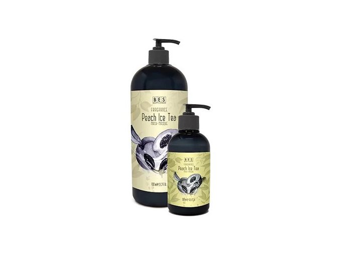 BES Fragrance Peach Ice Tea Mask 300ml - vlasová maska s vůní broskve