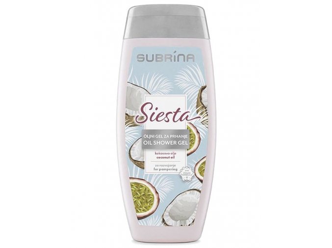 SUBRÍNA Shower Gel Siesta - sprchový gel s kokosovým olejem 250ml