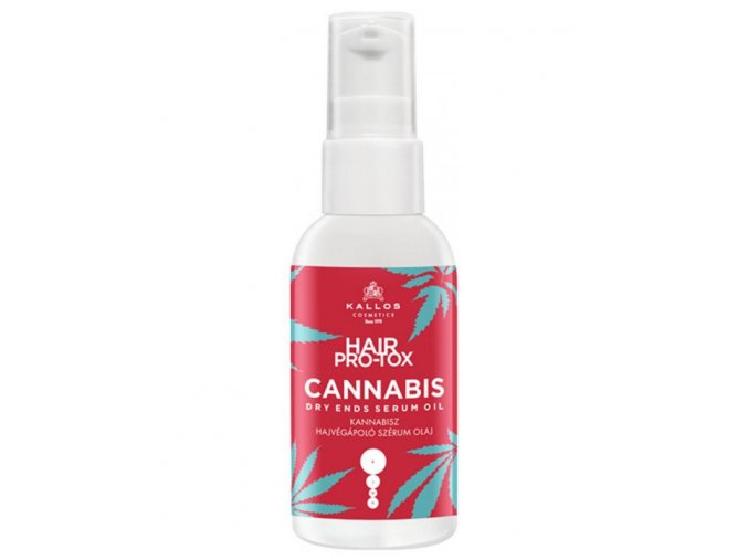 KALLOS Cannabis Pro-Tox Cannabis Dry Ends Serum 50ml - sérum na konečky vlasů