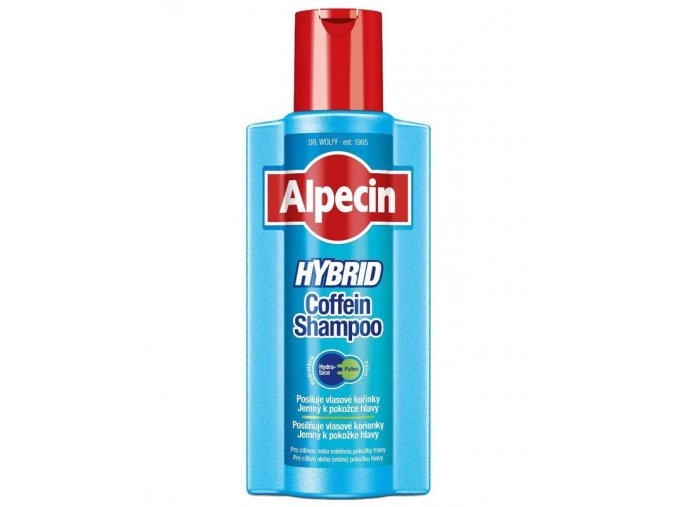 ALPECIN Hybrid Kofeinový šampon 375ml - pro muže s citlivou, svědivou pokožkou hlavy