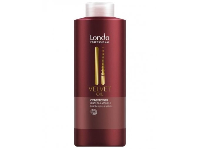 LONDA Velvet Oil Argan Oil Conditioner 1000ml - regenerační kondicioner s arganovým olejem