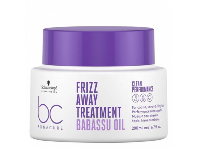 SCHWARZKOPF BC Frizz Away Treatment 200ml - maska pro nepoddajné a krepaté vlasy