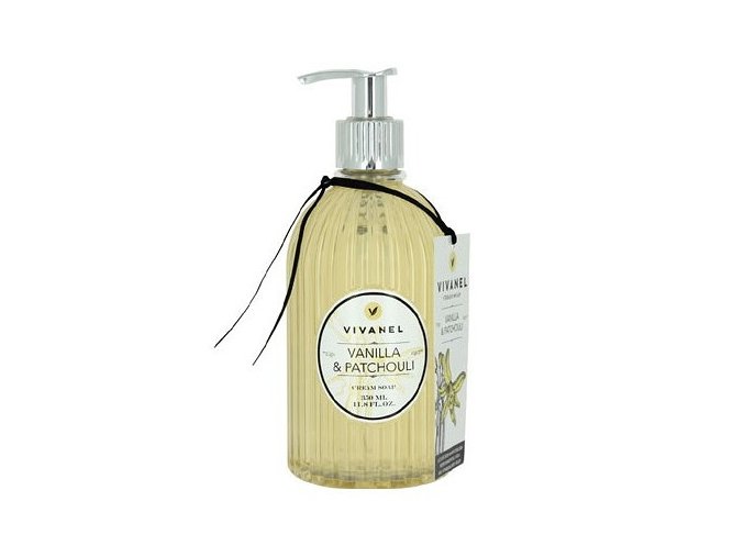 VIVANEL VANILLA PATCHOULI Cream Soap 350ml - luxusní tekuté mýdlo s dávkovačem