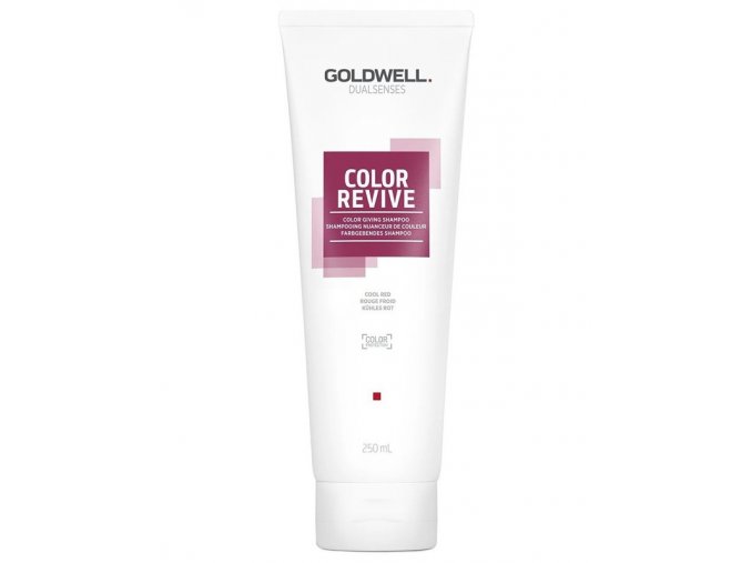 GOLDWELL Dualsenses Color Revive Shampoo 250ml - barevný šampon - Cool Red