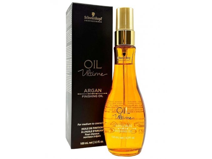 SCHWARZKOPF Oil Ultime Argan Finishing Oil 100ml - arganový olej pro normální až silné vlasy