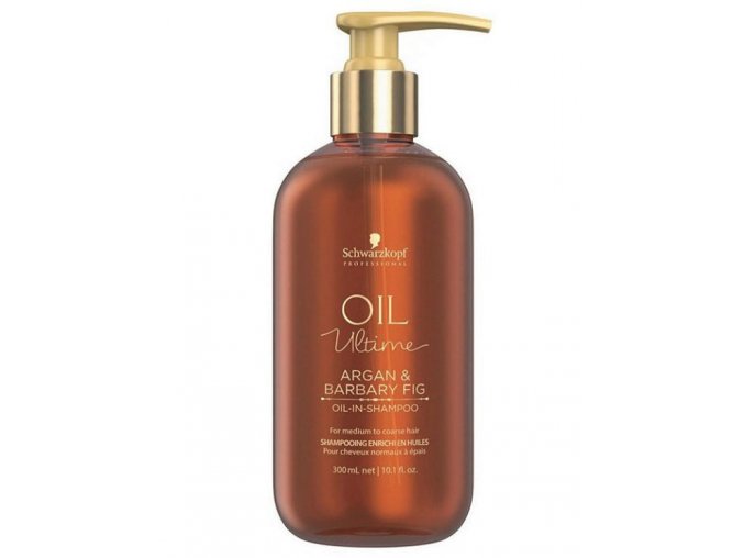 SCHWARZKOPF Oil Ultime Argan Barbary Fig Oil-In Shampoo 300ml - luxusní olejový šampon