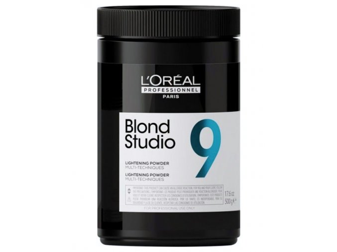 LOREAL Professionnel Blond Studio 9 Multi-Techniques Powder 500g - melír pro zesvětlení až o 9 tónů